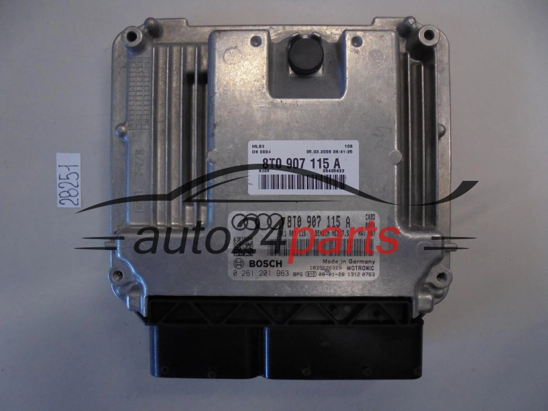 Centralita de motor Audi 0261201963 8T0907115A MED17.5
