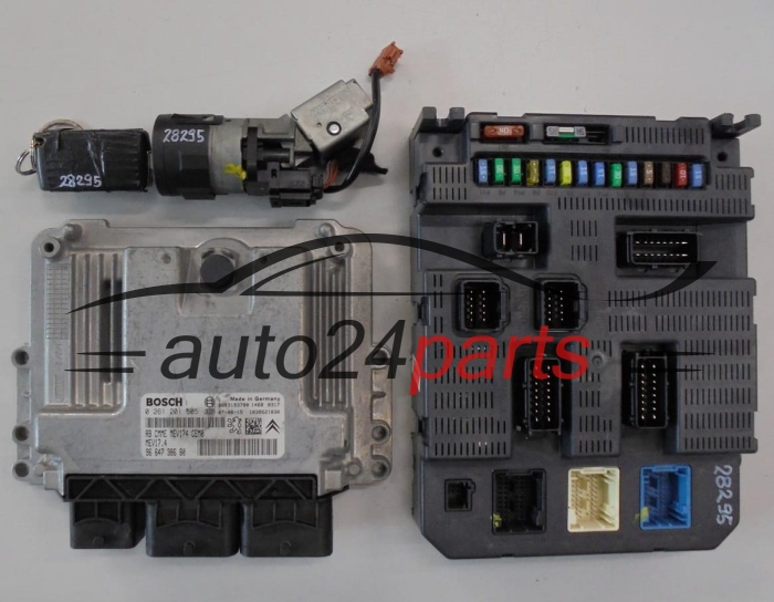 PEUGEOT 207 CC 1.6 16V 9664738680 9663193780 BOSCH 0261201505 1039S21830 RB CMME MEV174 CEM0 MEV17.4