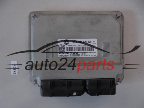 KOMPUTER STEROWNIK SILNIKA SKODA OCTAVIA 1.6 06A906033KB, 06A 906 033 KB, SIEMENS 5WP40716 BENZIN SIMOS 7.1A BSF 2228