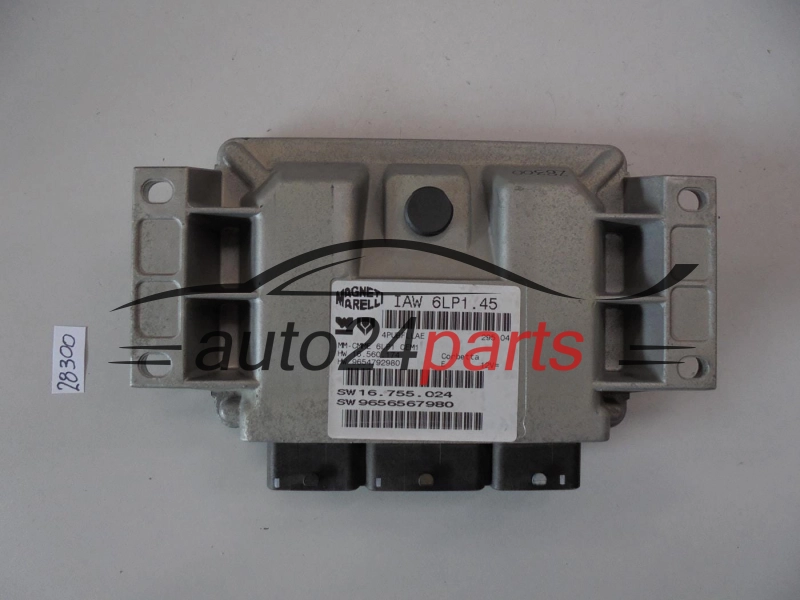 KOMPUTER STEROWNIK SILNIKA CITROEN PEUGEOT 2.0 Magneti Marelli IAW 6LP1.45, IAW6LP145, 16560174, 9654792980, 16755024, 9656567980