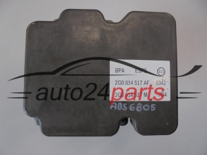 Pompe ABS et calculateur AUDI VOLKSAWAGEN SEAT 2Q0614517AF, 0265292099, 0265956687