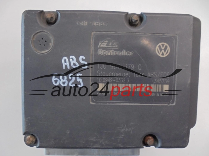 ABS Pump AUDI SEAT SKODA VOLKSWAGEN 1J0 614 217 E, 1J0614217E, ATE 10.0204-0212.4, 10020402124, 1J0 907 379 Q, 1J0907379Q, 10.0949-0332.3, 10094903323