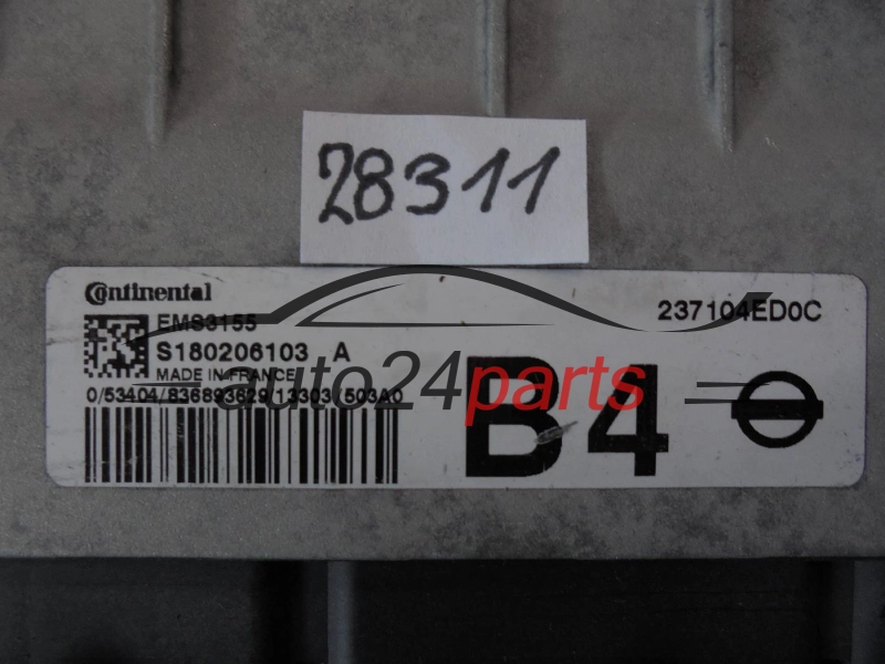 Calculateur Moteur NISSAN 237104ED0C S180206103A EMS3155