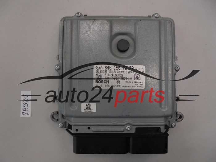 KOMPUTER STEROWNIK SILNIKA MERCEDES BENZ 0281015062 A6461507272 CR4.21