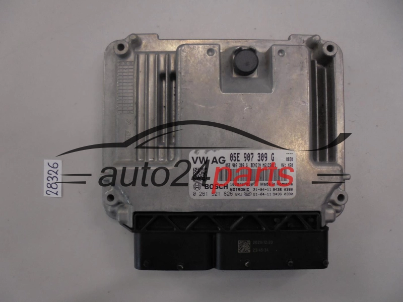 Centralita de motor VOLKSWAGEN 0261S21826 05E907309G