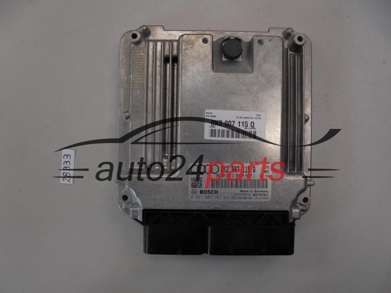KOMPUTER STEROWNIK SILNIKA AUDI A4 A5 2.0 TFSI BOSCH 0 261 S04 383, 0261S04383, 8K2 907 115 Q, 8K2907115Q