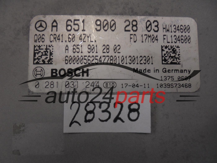 MERCEDES BENZ 0281031244 A6519002803