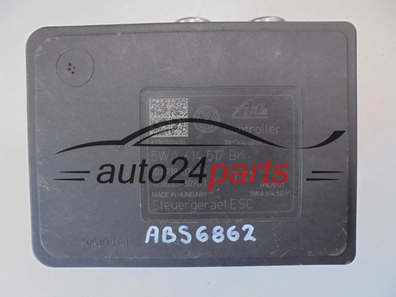 POMPA ABS I STEROWNIK VOLKSWAGEN AUDI 5WA614517BK 10.0918-0365.3 10091803653