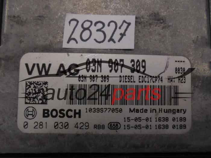 VOLKSWAGEN 0281030429 03N907309 EDC17CP74