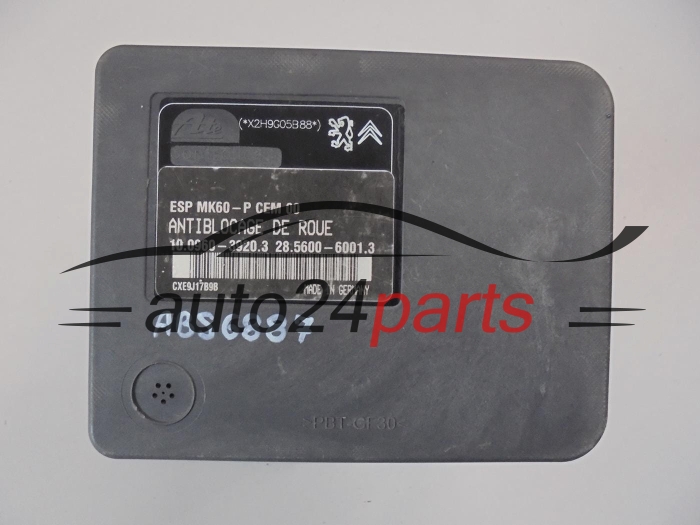 POMPA ABS I STEROWNIK PEUGEOT 9665345380 10.0960-3920.3 10096039203