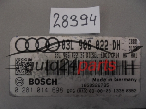 CENTRALINA MOTORE  AUDI 0281014698 03L906022DH EDC17CP14