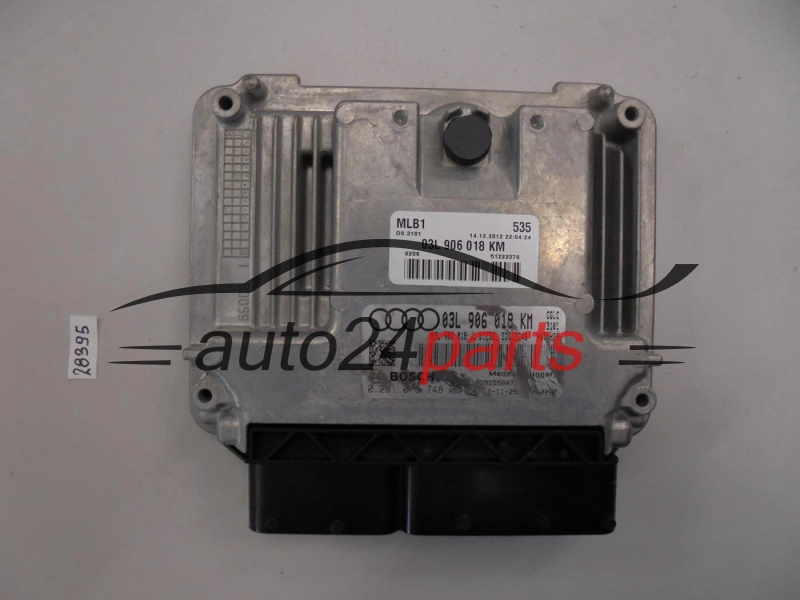 Centralina do motor Audi 0281018748 03L906018KM EDC17C46