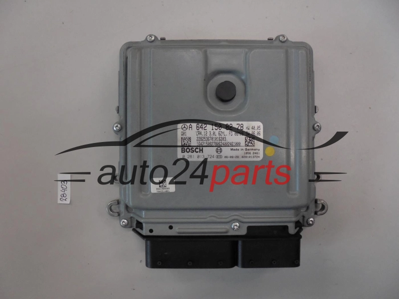 KOMPUTER STEROWNIK SILNIKA MERCEDES W211 E320 3.2 CDI BOSCH 0281013724, 0 281 013 724, A6421508278, 6421508278, A 642 150 82 78