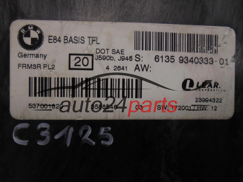 BMW 61359340333 - 01