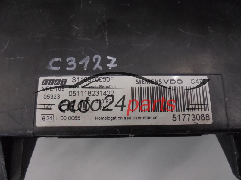 FIAT S118578030F 51773068