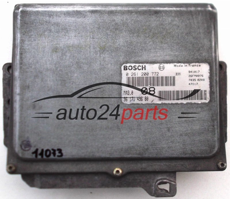 CITROEN PEUGEOT 106 1.4 BOSCH 0 261 200 772, 0261200772, 96 171 496 80, 9617149680