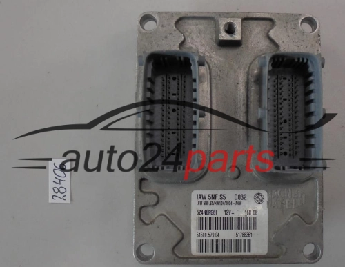 KOMPUTER STEROWNIK SILNIKA FIAT PANDA 1.2 MAGNETI MARELLI IAW 5NF.S5, IAW5NFS5, 51788361, 61600.579.04, 6160057904