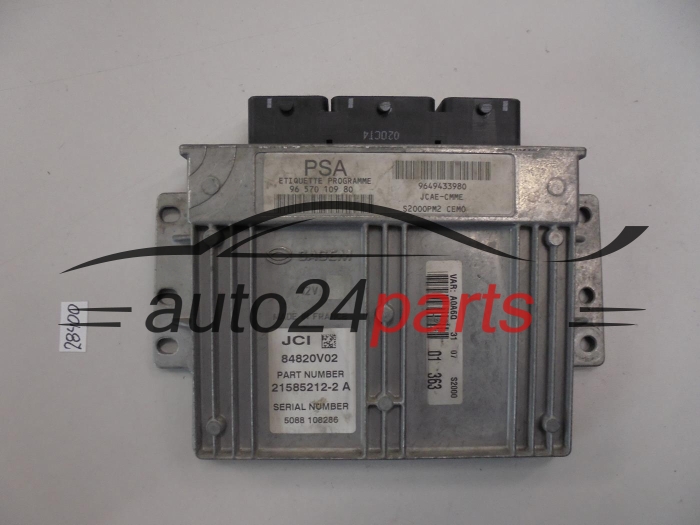 CITROEN PEUGEOT 21585212-2A 215852122A 9649433980 9657010980
