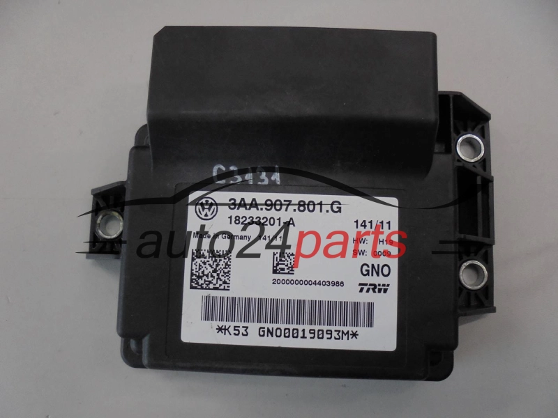 CENTRALKA MODUL STEROWNIK VW VOLKSWAGEN PASSAT 3AA 907 801 G, 3AA907801G, 18233201-A