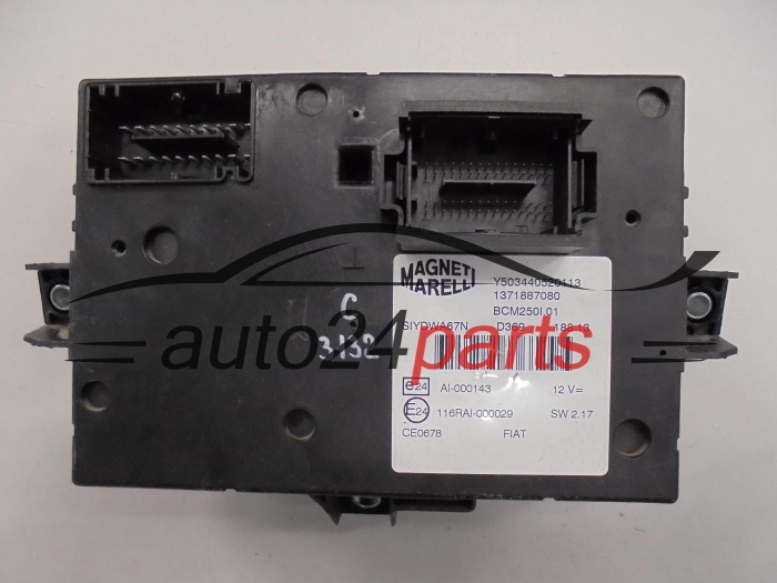 CENTRALKA MODUL BCM CITROEN FIAT 1371887080