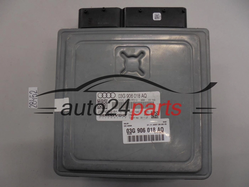 KOMPUTER STEROWNIK SILNIKA AUDI 5WP45549AH 03G906018AQ SIMOS PPD1.3
