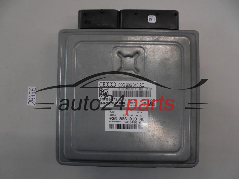 KOMPUTER STEROWNIK SILNIKA AUDI A4 2.0 TDI SIEMENS VDO 5WP45549 AE, 5WP45549AE, 03G 906 018 AQ, 03G906018AQ, SIMOS PPD1.3