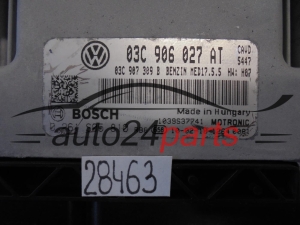 Μονάδα Ελέγχου Κινητήρα VOLKSWAGEN 03C906027AT 03C907309B MED17.5.5 0261S05810