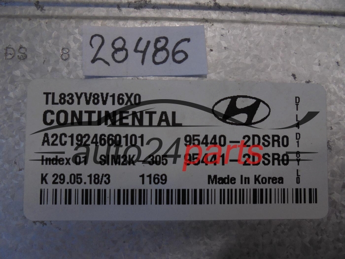 Centralina cambio automatico   HYUNDAI A2C1924660101 95440-2DSR0 954402DSR0 SIM2K-305