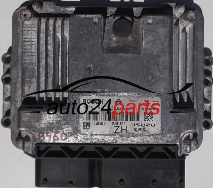 MOTORSTEUERGERÄT ECU STEUERGERAT OPEL ASTRA H 1.7 CDTI Z17DTH BOSCH 0 281 011 943, 0281011943, GM 55 556 829 ZH, 55556829 ZH, ISUZU 8973785711, 1039S07468