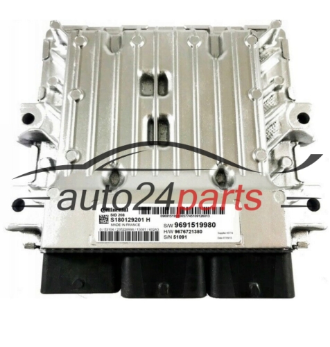 KOMPUTER STEROWNIK SILNIKA CITROEN PEUGEOT S180129201 H S180129201H 9691519980 9676721380 PLUG AND PLAY