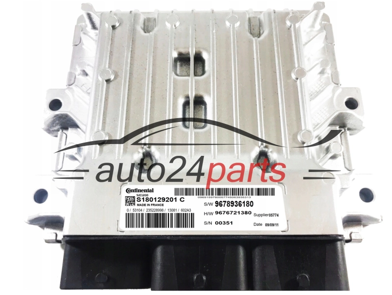 CITROEN PEUGEOT CONTINENTAL S180129201 C, S180129201C, 9678936180, 9676721380