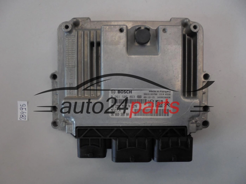 KOMPUTER STEROWNIK SILNIKA CITROEN PEUGEOT 0261S05863 9666938880