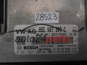 Μονάδα Ελέγχου Κινητήρα VOLKSWAGEN AUDI 0261S21180 05E907309C