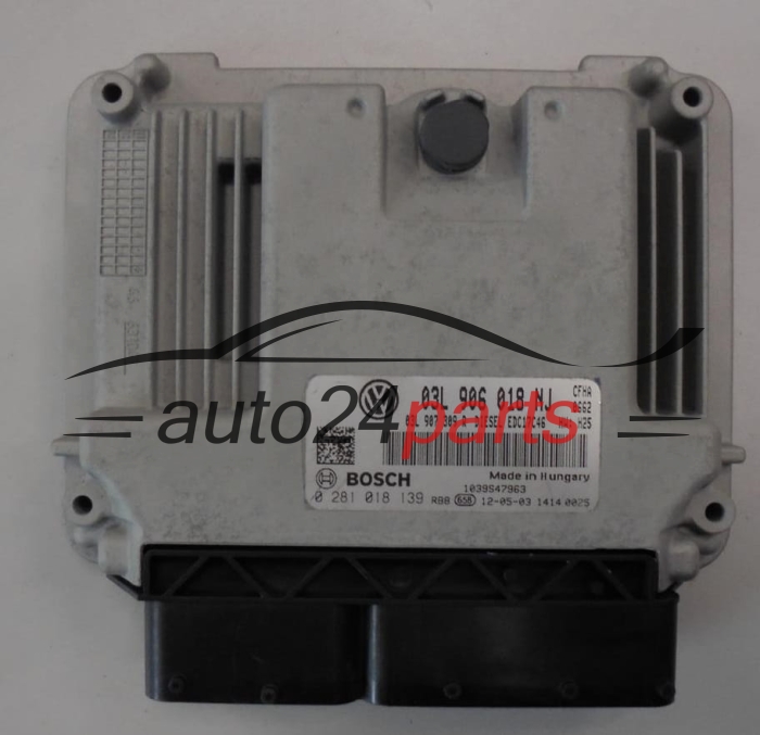 VOLKSWAGEN BOSCH 0 281 018 139, 0281018139, 03L 906 018 NJ, 03L906018NJ, EDC17C46