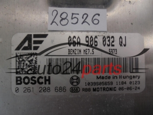 Sterownik silnika VOLKSWAGEN SEAT 0261208686 06A906032QJ - 28526