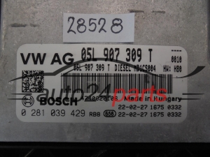 Centralita de motor VOLKSWAGEN AUDI SKODA 0281039429 05L907309T