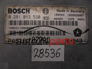 KOMPUTER STEROWNIK SILNIKA JEEP CHRYSLER 0281013530 P05187070AJ