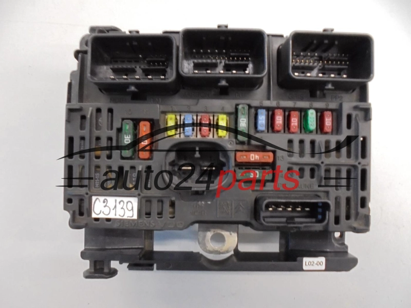 CENTRALKA MODUL STEROWNIK KOMFORTU BSI CITROEN PEUGEOT SIEMENS VDO S118983002 K, S118983002K, 9656086180, BSM-L02-00