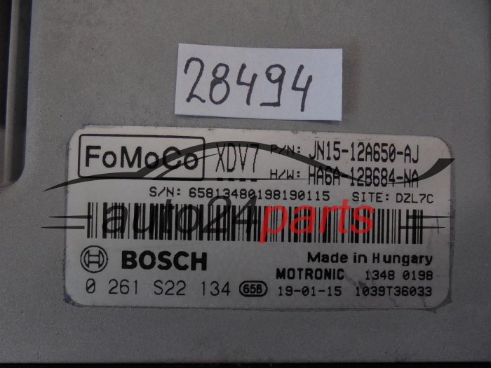 FORD 0261S22134 JN15-12A650-AJ JN1512A650AJ