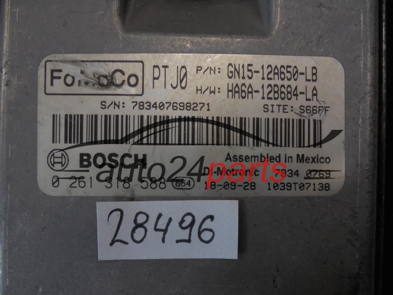 FORD 0261S18588 GN15-12A650-LB GN1512A650LB