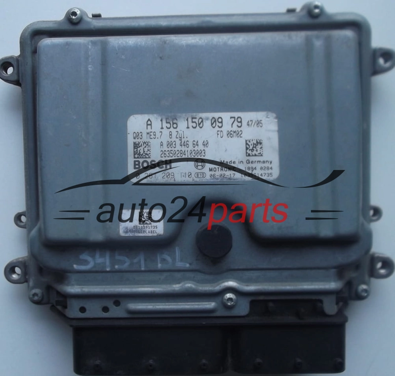 calculateur moteur pour mercedes w164 6.3 amg