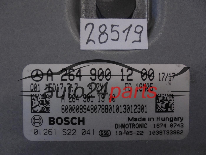 MERCEDES BENZ 0261S22041 A2649001200 MED17.7.7