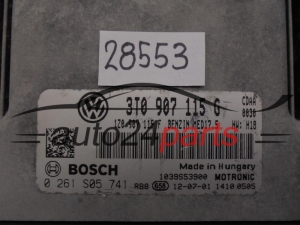 Sterownik silnika SKODA SUPERB 1.8 T BOSCH 0261S05741 3T0907115G - 28553