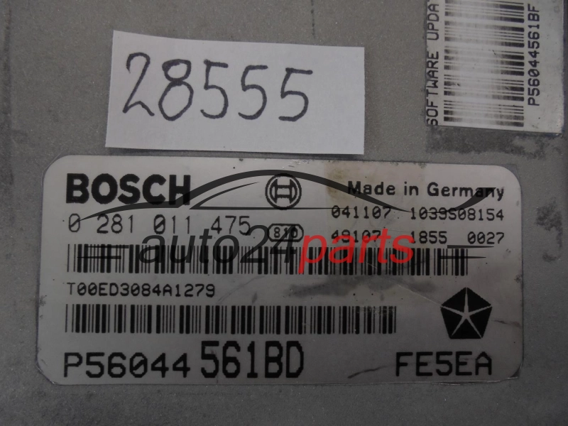 KOMPUTER STEROWNIK SILNIKA JEEP GRAND CHEROKEE 2.8 CRD BOSCH 0 281 011 475, 0281011475, P56044561BD, FE5EA