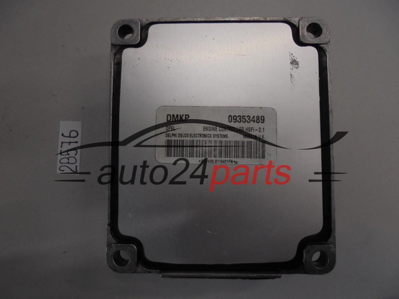 KOMPUTER STEROWNIK SILNIKA OPEL ASTRA ZAFIRA DELPHI DELCO 09353489 DMKP, 09353489DMKP, HSFI-2.1