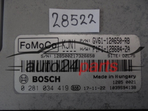 FORD GV61-12A650-RB GV6112A650RB 0281034419