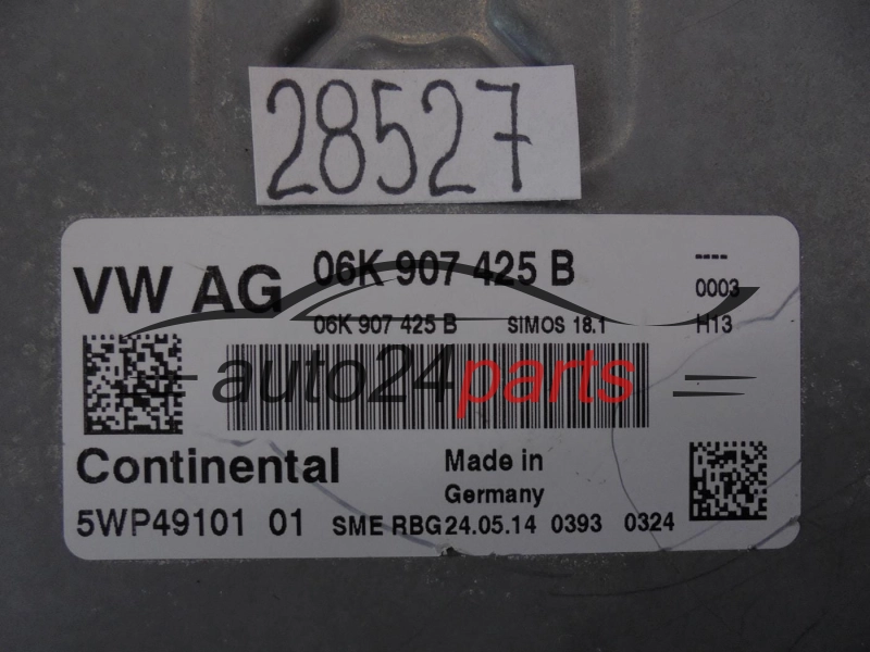 AUDI VW 5WP49101 01 5WP4910101 06K907425B SIMOS 18.1