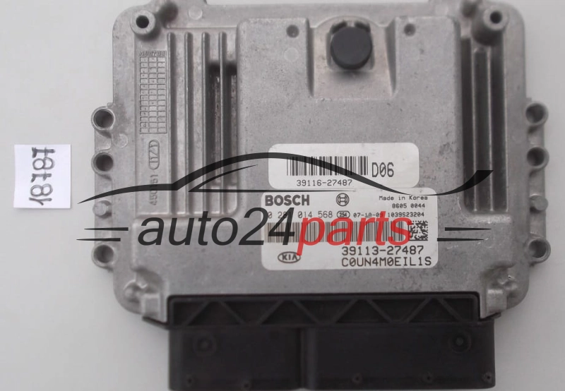 Centralita de motor KIA CARENS 2.0 CRDI BOSCH 0281014568 3911327487