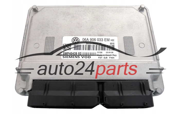 VOLKSWAGEN GOLF 1.6 06A 906 033 EM, 06A906033EM, SIEMENS VDO 5WP40439 02, BENZIN SIMOS 7.1A 8715