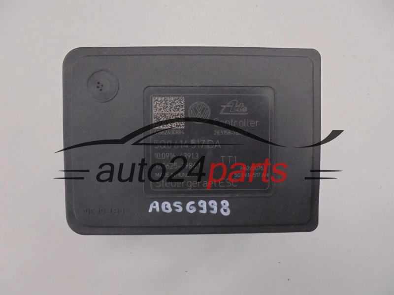 ABS POMPA I STEROWNIK VOLKSWAGEN SKODA 5Q0614517DA 10.0220-1243.4 10022012434 28.5158-7651.3 28515876513
